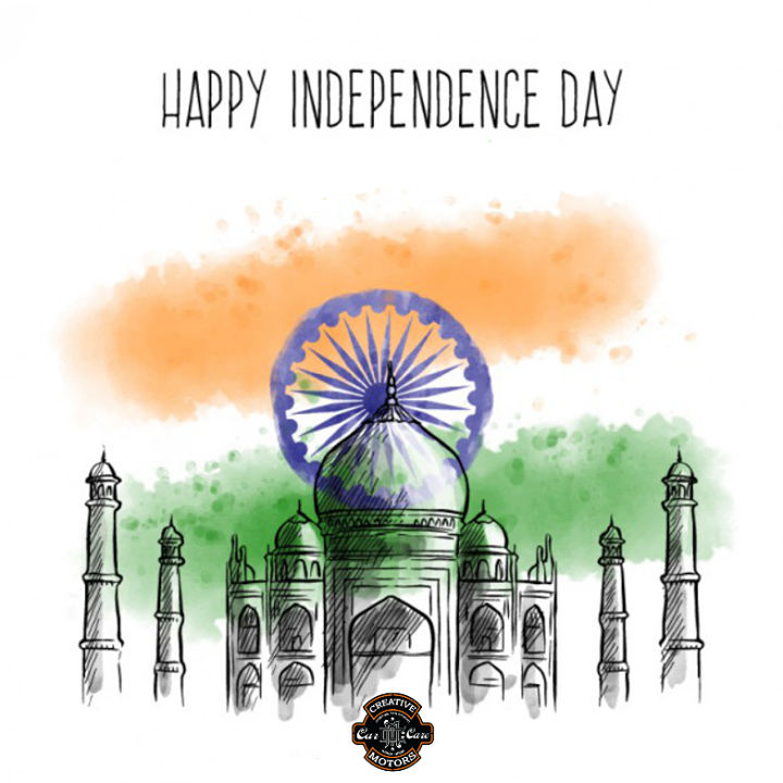 One should not be proud of being an Indian just on Independence day.The feeling of being an Indian should be in our mind always.
Wishing you the warmest wishes on this Independence Day.

#HappyIndipendanceDay
- Team 'Creative Motors'