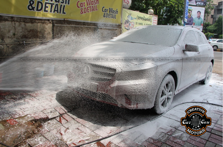 The Ultimate #CarDetailing Solution for all the car lovers in #Ahmedabad.

Come down to @'Creative Motors'! The weather is nice it's time to treat your car to a snow foam wash...Clean your car with powerful snow! Our Premium #Exterior #Carwash services using pressurized steam gives a gleaming look to your ride which will make it a sure head-turner.Our extreme #foam system reduce the chance of scratching by #coatings your #car in a blanket of extreme foam.Got a ride that you love, take care like it deserves to.

We have 2 outlets in Ahmedabad, for more information about our locations, Just... 
☎️ SMS/Whatsapp : +91-99099 99135 or 079 26421200

✉️ Address : 1&2, Ground Floor,
                     Urvashi Complex,
                     Mithakhali Cross roads,
                     Navrangpura,
                     Ahmedabad, India 380009

