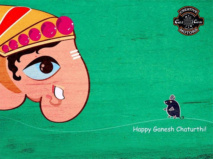 Here Team 'Creative Motors' Wishing you happiness as big as Ganesha's appetite and moments as sweet as his Laddus ...

 - #HappyGaneshChaturthi
( Ganapati Bappa Morya )