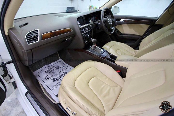 Audi A4 Interior Germ Clean

Price Range - 2600rs to 4600rs

Call / Whats App - 99099 99134

#creativemotors #germclean #lawgarden #ahmedabad #audi #audisport #qualityovereverything