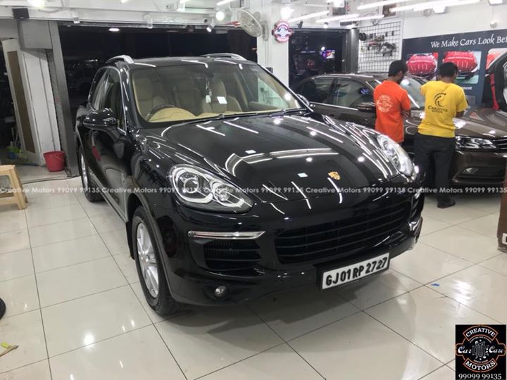 Porsche Cayenne 

#Benefits: 
- Scratch Resistant 
- Easy to Clean & Maintain 
- High Glossy Shine 
- Highly Durable 

Address: 

Creative Motors Ahmedabad  

GF 1,2 Urvashi Complex,   Nr. Pantaloons (CG Road) Mithakhali Six Roads,  Law Garden Road,  Navrangpura,  Ahmedabad        

Call- 9909999135 

#creativemotors #bikes #bikers  #microdetailing #ceramiccoatings #coatings  #glasscoatings #waterrepellant #scratchproof #supercars #Rajkot #ahmedabad #qualityovereverything #porsche #cayenne