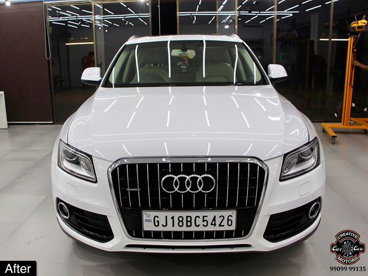 Creative Motors,  Ceramic, Coating, Audi, Q5, specialistforceramiccoating, carservices, carspa, carwash, creative, motors, details, detailsmatter, luxury, luxuriouscars, shine, automobile, standout, live, pictures, reality, ahmedabad, carlove, Bestornothing