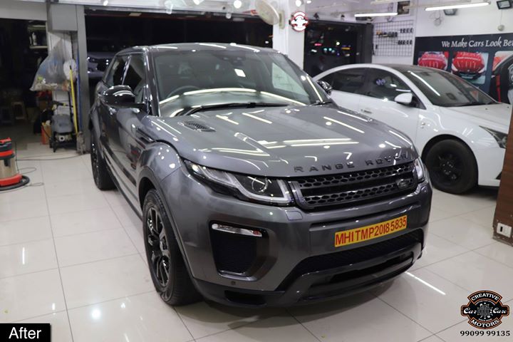 #Ceramic #Coating on #BrandNew #Range #Rover #Evoque by Creative Motors Ahmedabad

After | Process | Before Pictures - Attached

Benefits of Ceramic Coating👇
🔺9H Hardness coat
🔺Removes swirl marks
🔺Weather Resistance
🔺Mirror finish
🔺Avoids UV rays
🔺Water & Dust Repellent
🔺Easy to Clean & Maintain

#specialistforceramiccoating

Address:

Creative Motors Ahmedabad
GF 12,13 ZION Prime,
Near Bagban Party Plot,
Off SindhuBhavan Road,
Ahmedabad

&

Creative Motors Ahmedabad
Gf - 1,2 Urvashi Complex,
Mithakhali Six Roads,
Ahmedabad

☎️ Call or Whats App - +91 99099 99135

#ceramiccoating #glasscoating #bestcoating #nanocoating #9hceramiccoating #Rangeroverevoque #Qualityovereverything #Bestornothing