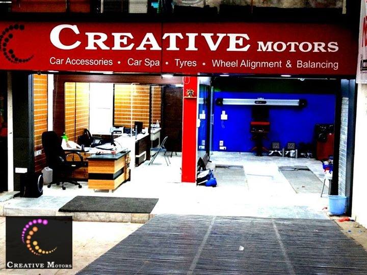 Creative Motors - We Make Cars Look Better Than New

We know that life is about doing the things you love, not spending time taking care of your car. That's why we have created Creative Motors most sophisticated car care center using the newest technology available.

Through innovation and renovation we strive to serve our customers with the finest, most up-to-date, and most complete vehicle care services.

Our goal is to provide exceptional services at an affordable price for every car owner.

Contact us for Car parts + Car Accessories + Car Wash + Automotive Customization

Come to Creative Motors for your Car Care...
Add :- 1&2, Ground Floor. Urvashi Complex,
Mithakhali Cross roads,
Navrangpura,
Ahmedabad, India 380009

You can also Call Creative Motors on
+91-9909999135

