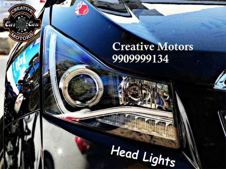 Creative Motors,  headlights, Car, Accessories, creativemotors, ahmedabad, caraccessories, cardetailing, carspa, microdetailing, GlassCoatedTreatment, glasscoated, carfoamwash, foamwash