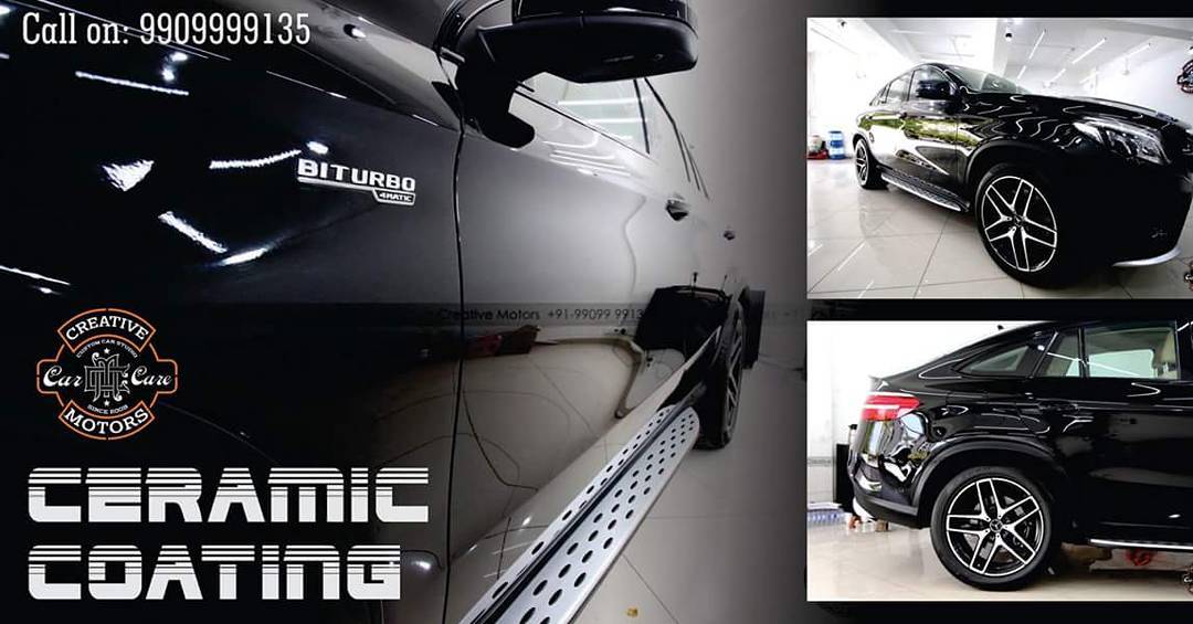 Look at this Amazing Ceramic Glass Coating done on BITURBO 4MATIC Merc at 