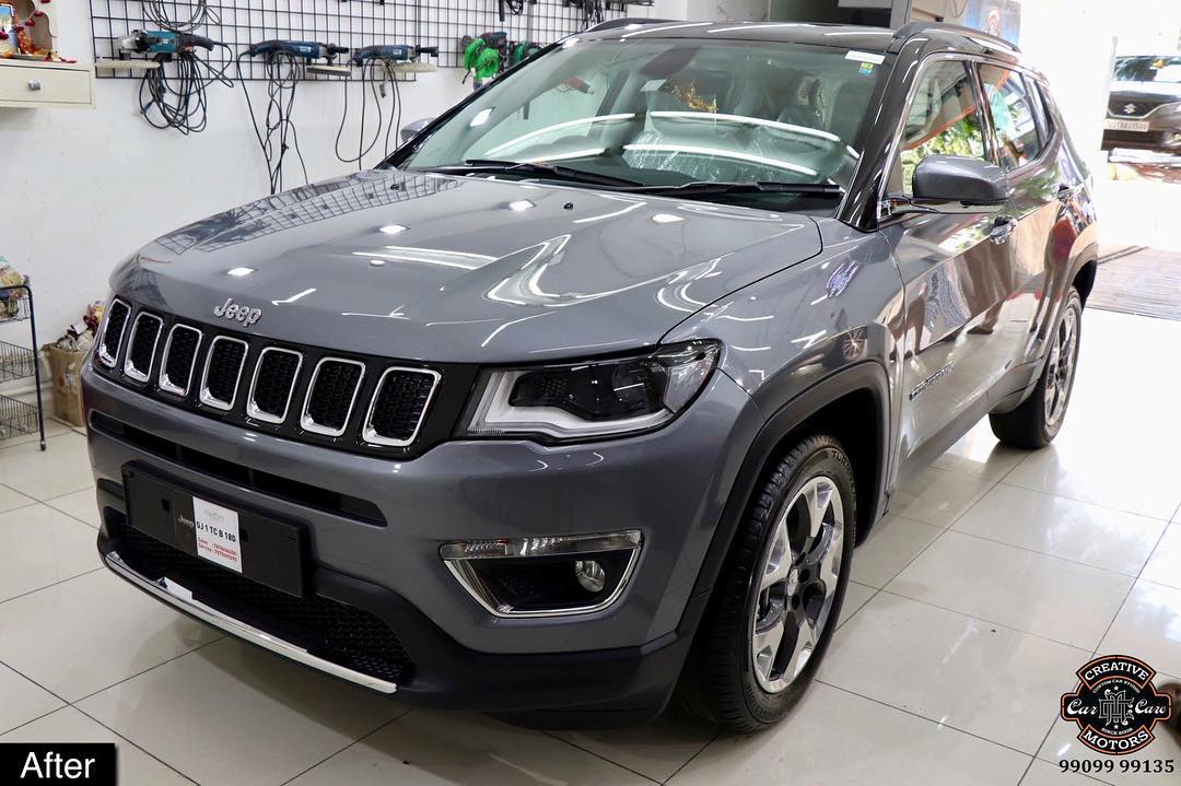 #Ceramic #Coating on #Jeep #Compass at Creative Motors Ahmedabad

Benefits of Ceramic Coating👇
🔺9H Hardness coat
🔺Remove swirl marks
🔺Weather Resistance
🔺Mirror finish
🔺UV rays
🔺Water & Dust Repellent

#specialistforceramiccoating

Address:

Creative Motors Ahmedabad
GF 12,13 ZION Prime,
Near Bagban Party Plot,
Off SindhuBhavan Road,
Ahmedabad &

Creative Motors Ahmedabad
Gf - 1,2 Urvashi Complex,
Mithakhali Six Roads,
Ahmedabad ☎️ Call or Whats App - +91 99099 99135

#carservices #carspa #carwash #creative #motors #details #detailsmatter #luxury #luxuriouscars #shine #automobile #standout #live #pictures #reality #ahmedabad #qualityovereverything💯