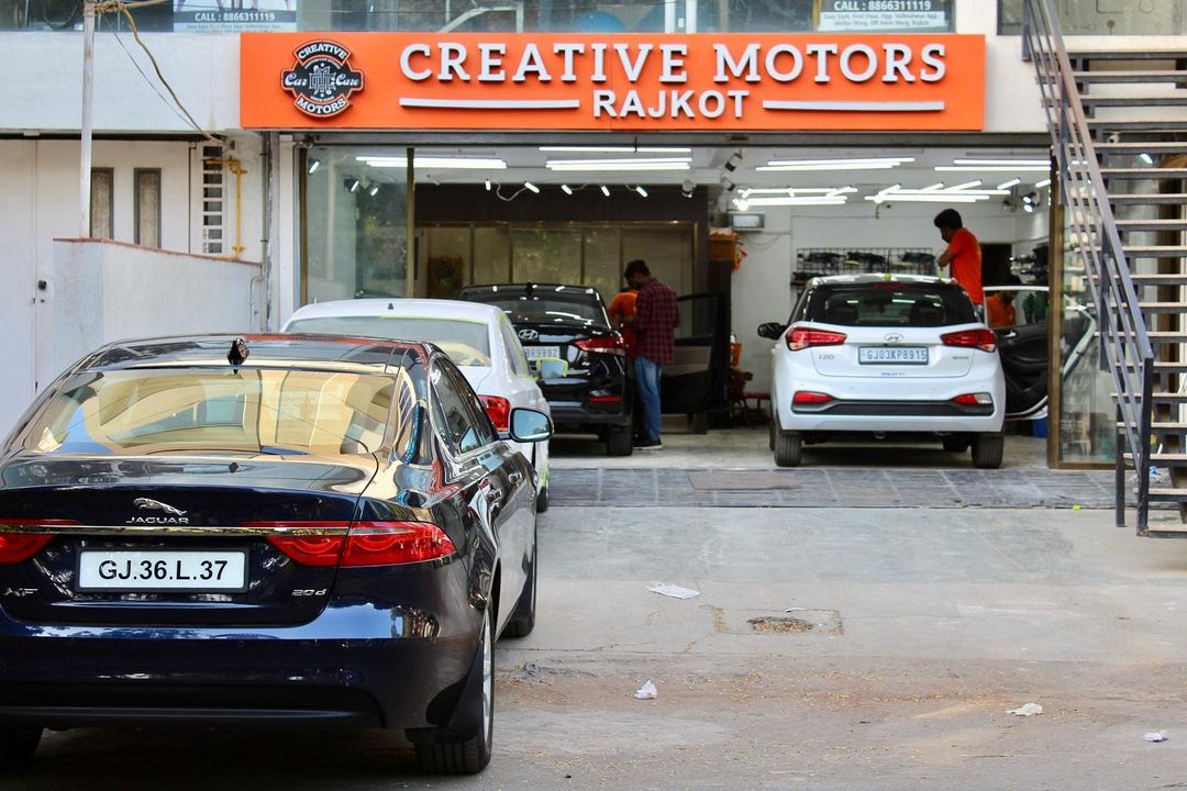 Cars Lined Up for Ceramic Coating at Creative Motors Rajkot Branch at Amin Marg

#bestornothing #creative #creativemotors #ceramiccoating
