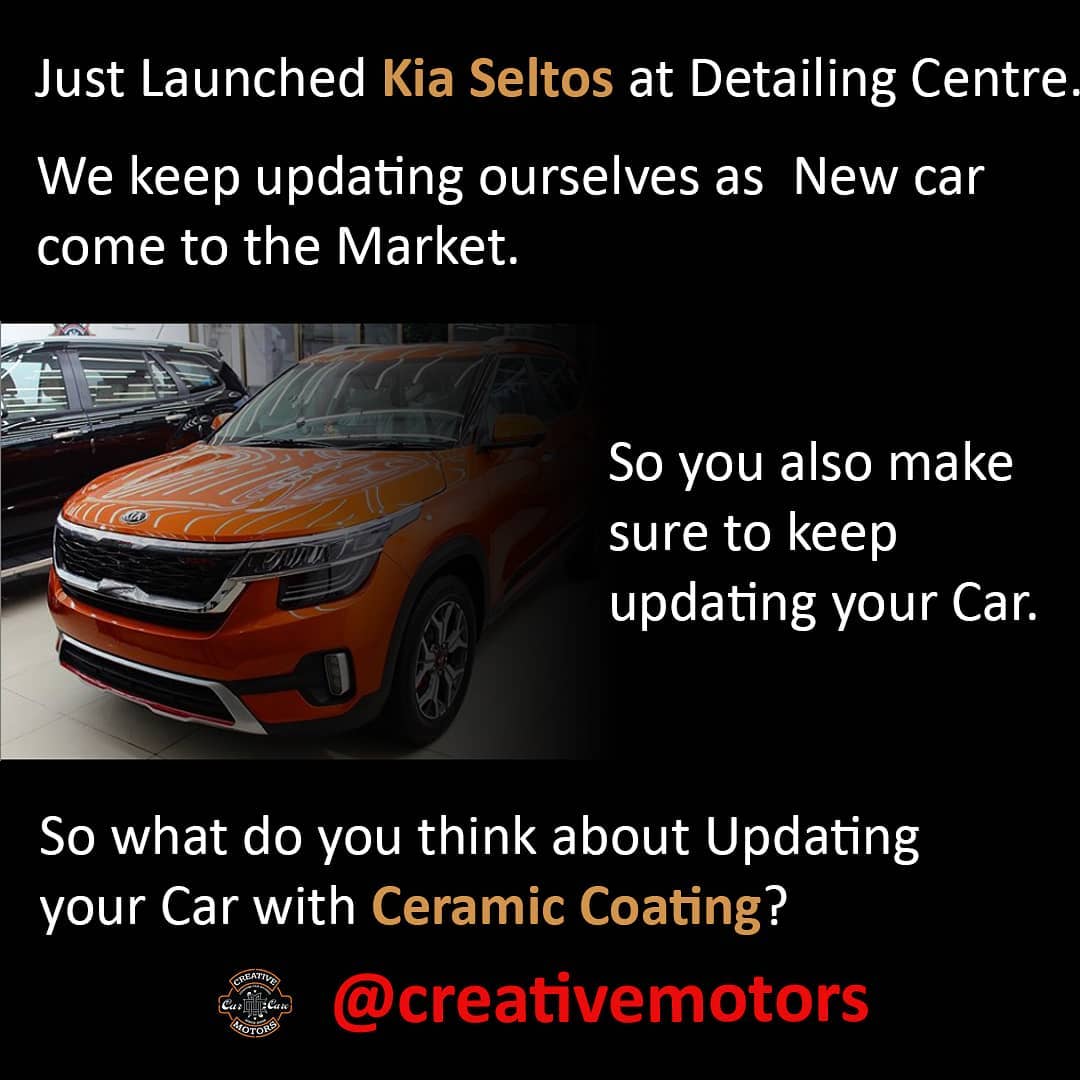 Hey Guys,
-
Have you checked out the new Kia Seltos?
-
Anyways, The Brand New Kia Seltos has just Ceramic coated by our Team.
-
So we also keep updating ourselves for the New Cars and New Technologies that come to the Market.
-
So I want to ask you that you also Update yourself as the New technology arrives in the Market?
-
If NO, Then I think you should keep updating yourself for new things in the market.
-
And If YES, Then Do you update your Car with New Technology?
-
And Especially have you updated your car with Ceramic Coating?
-
So What do you think of updating your Car with Ceramic Coating?
-
Just Comments Down Below what you think of it?

#ceramiccoating #nanoceramiccoating #glasscoating #creativemotors #qualityovereverything #cars #coating #kiaseltos #ahmedabad #rajkot