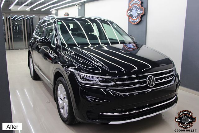 Ceramic Coating done on Volkswagon Tiguan🔥

Benefits of Ceramic Coating👇
✅9H Hardness - Scratch Resistant
✅Removes Swirl marks
✅Weather Resistance
✅Gives Mirror Finish
✅UV Protection
✅Anti Aging
✅Water & Dust Repellent
✅Easy to Clean & Maintain
✅Enhances the Paint

Get the Best Ceramic Coating Treatment done For your Car Today itself to Avoid Future Scratches & Aging Effect.

📞Call +919909999135 ☎️
📲 +919909999132
or
♐️Visit-www.creativemotors.in

Creative Motors ®️
📍 Location-1: Urvashi Complex, Mithakhali Six Roads, Ahmedabad
📍 Location-2: New York Tower, Thaltej, SG Highway Ahmedabad.
📍 Location-3: Akshar Marg, Rajkot.
📍 Location-4: Four Point, VIP Road, Vesu, Surat.
❌ Beware of Cheap Coatings available in the market which merely protect the Paint.
.
.
.
#ceramiccoating #autodetailing #surat #rajkot #ahmedabad #volkswagen #tiguan #car #suv #supercar #sportscar #ahmedabad #ahmedabadcity #ahmedabadinstagram #rajkot_instagram #rajkotcity #rajkotphotography #rajkotinstagram #rajkotcars #ceramiccoating #suratsmartcity #ceramiccoatingprotection #suratcar #sportscar #ceramiccoating #autodetailing #surat #rajkot #ahmedabad