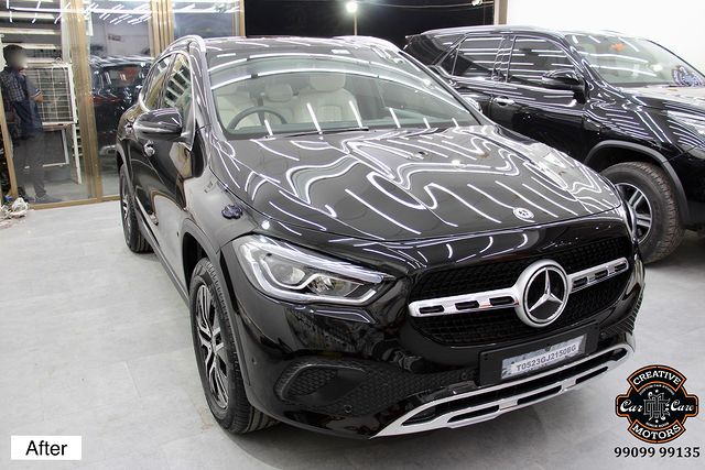 Ceramic Coating done on Mercedes GLA 220d 🔥

Benefits of Ceramic Coating👇
✅9H Hardness - Scratch Resistant
✅Removes Swirl marks
✅Weather Resistance
✅Gives Mirror Finish
✅UV Protection
✅Anti Aging
✅Water & Dust Repellent
✅Easy to Clean & Maintain
✅Enhances the Pain

Get the Best Ceramic Coating Treatment done For your Car Today itself to Avoid Future Scratches & Aging Effect.

📞Call +919909999135 ☎️
📲 +919909999132
or
♐️Visit-www.creativemotors.in

Creative Motors ®️
📍 Location-1: Urvashi Complex, Mithakhali Six Roads, Ahmedabad
📍 Location-2: New York Tower, Thaltej, SG Highway Ahmedabad.
📍 Location-3: Akshar Marg, Rajkot.
📍 Location-4: Four Point, VIP Road, Vesu, Surat.
❌ Beware of Cheap Coatings available in the market which merely protect the Paint.

#ceramiccoating9h #autodetailing #surat #rajkot #ahmedabad #mercedes #ahmedabadcity #ahmedabadinstagram #rajkot_instagram #rajkotcity #rajkotphotography #mercedesc220d #rajkotinstagram #rajkotcars #ceramiccoating #suratsmartcity #ceramiccoatingprotection #suratcar #sportscar #surat #suratcity #ceramiccoating #autodetailing #surat #rajkot #ahmedabad